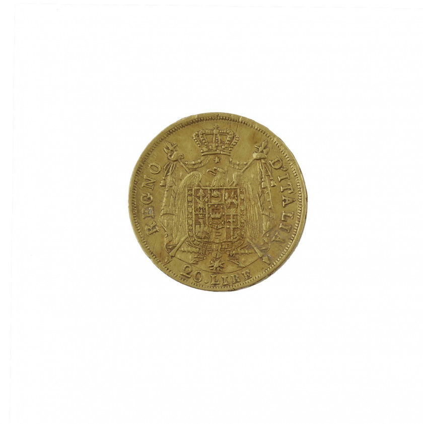 ITALIE. NAPOLEON I (1805-1814). 20 lire. Milan. 1813. (Fr. 7). Or. Presque Très Beau.