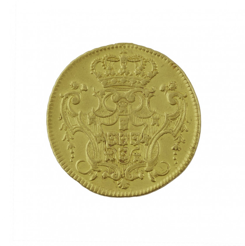 PORTUGAL. JEAN V (1706-1750). Peça. 1739. (Fr. 186). Or. 14,01 g. Traces de soudure. TB.