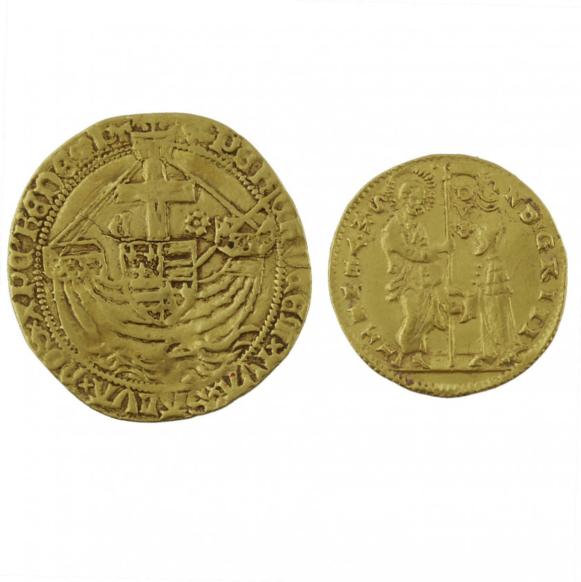 ANGLETERRE. EDOUARD IV (147-1485), 2nd règne (1471-1483). Ange d’or. (Fr. 139). (traces de monture). ITALIE. Venise. ANDREA GRITTI (...