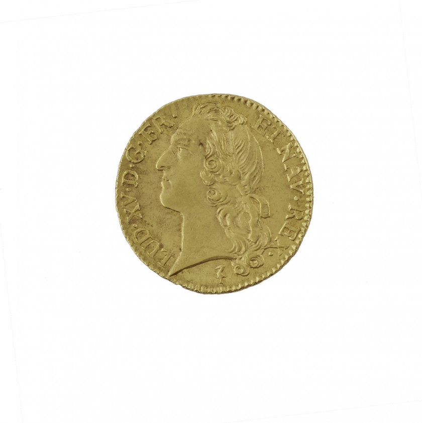 LOUIS XV (1715-1774). Louis au bandeau. Lille. 1745. (Dr. 543). Or. 8,15 g. Très Beau à Superbe.