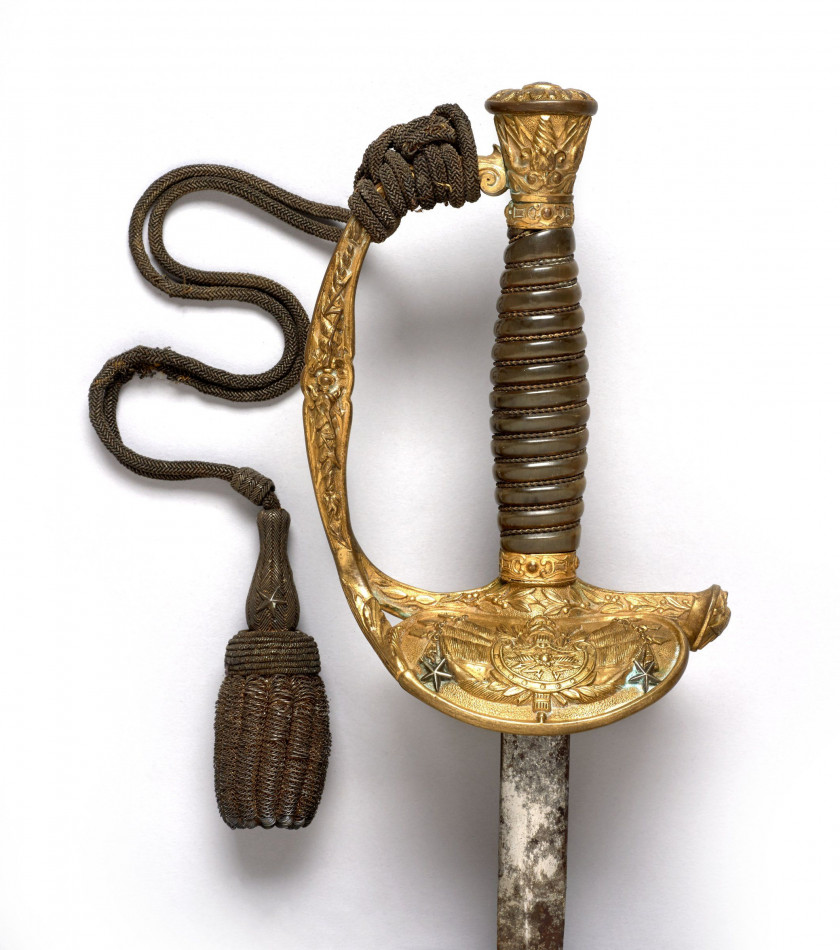 EPÉE DU MARÉCHAL DE CAMP VICTOR OUDINOT, MODÈLE 1817 À CISELURES