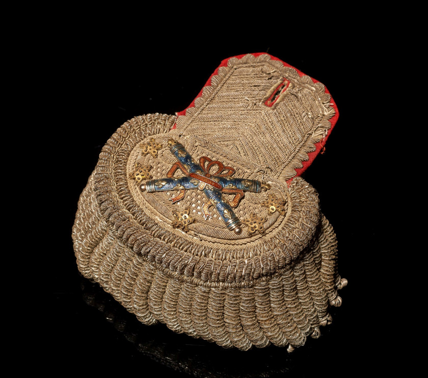 PAIRE D'ÉPAULETTES DE MARECHAL DE FRANCE, DU COMTE DE L'EMPIRE NICOLAS-CHARLES OUDINOT