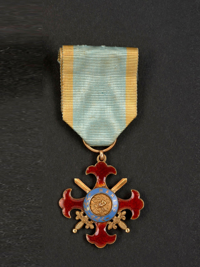 ITALIE, ORDRE MILITAIRE ROYAL DE SAINT GEORGES DE LA RÉUNION