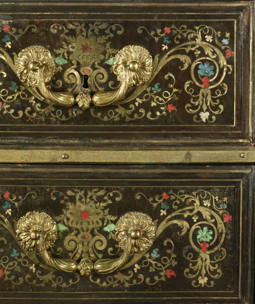 COMMODE D'ÉPOQUE LOUIS XIV, PARIS, VERS 1710-1715 Attribuée à Nicolas Sageot