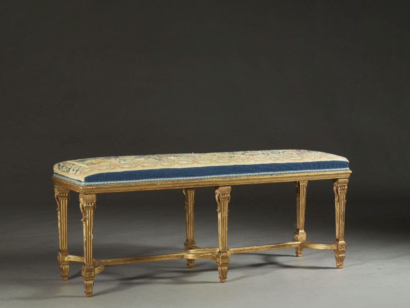 BANQUETTE DE STYLE LOUIS XIV