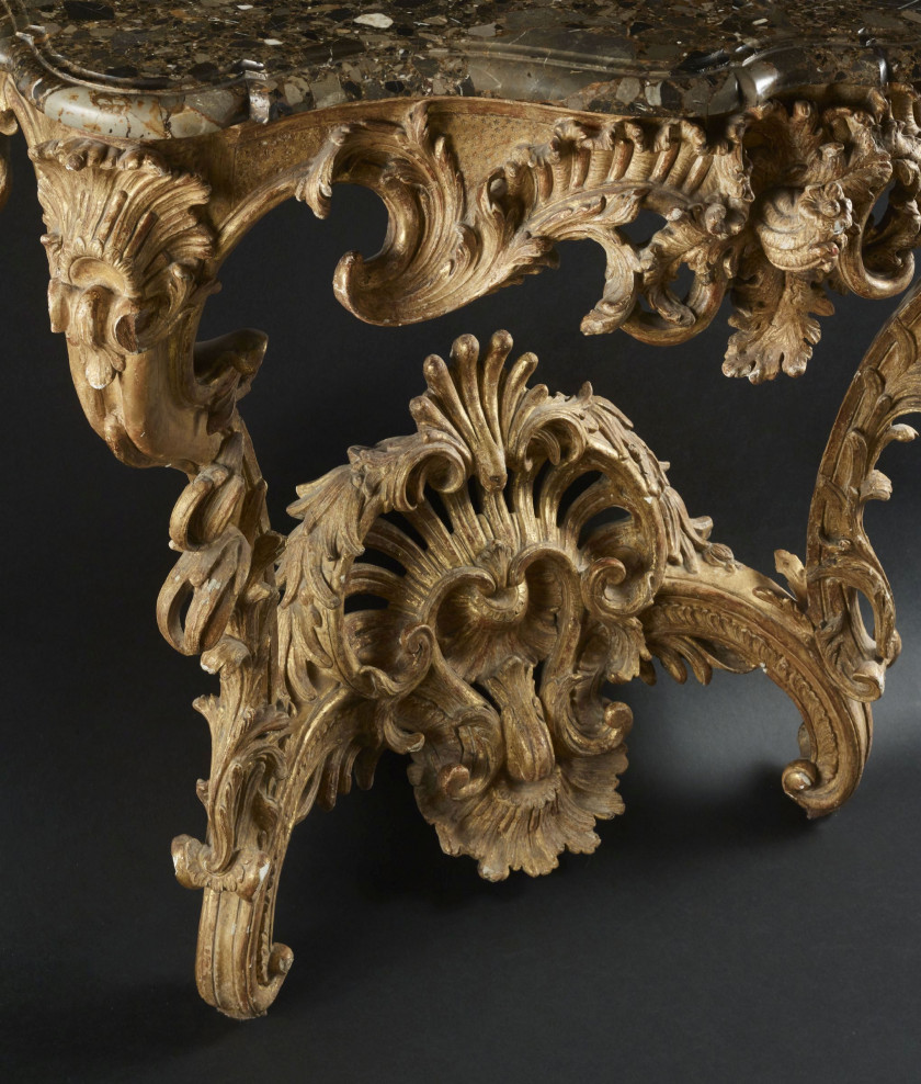 CONSOLE D'ÉPOQUE LOUIS XV, VERS 1730