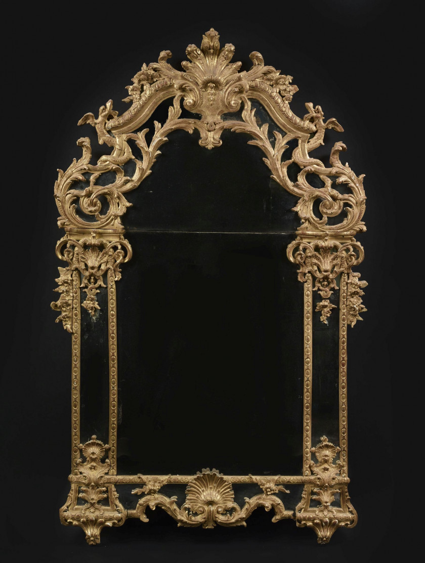 MIROIR D'ÉPOQUE RÉGENCE