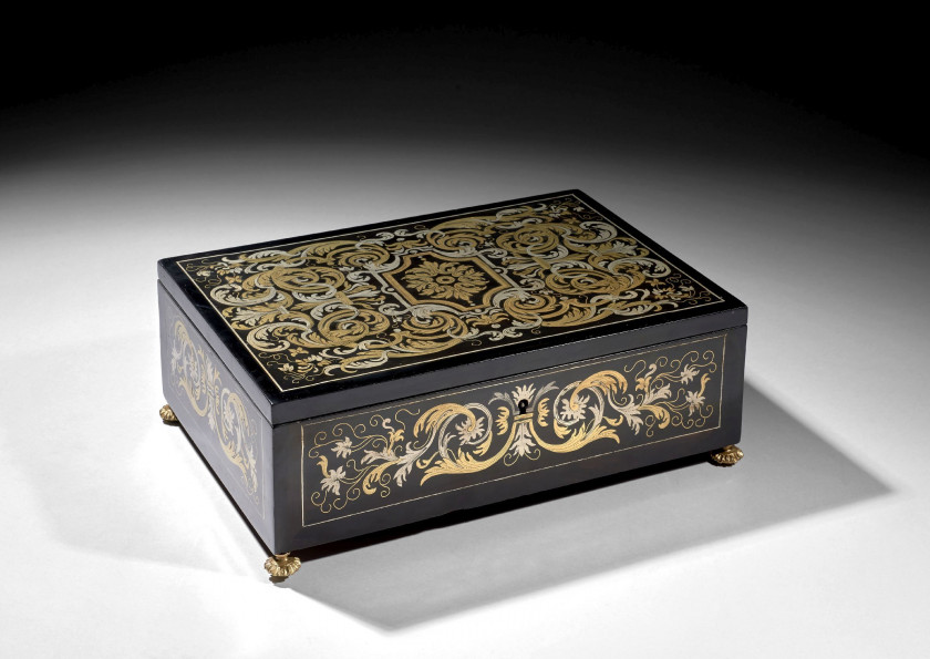 COFFRET DE STYLE LOUIS XIV Composé d'éléments anciens