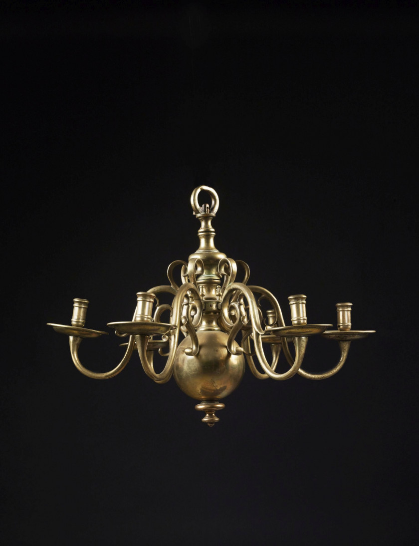 LUSTRE HOLLANDAIS D'ÉPOQUE BAROQUE