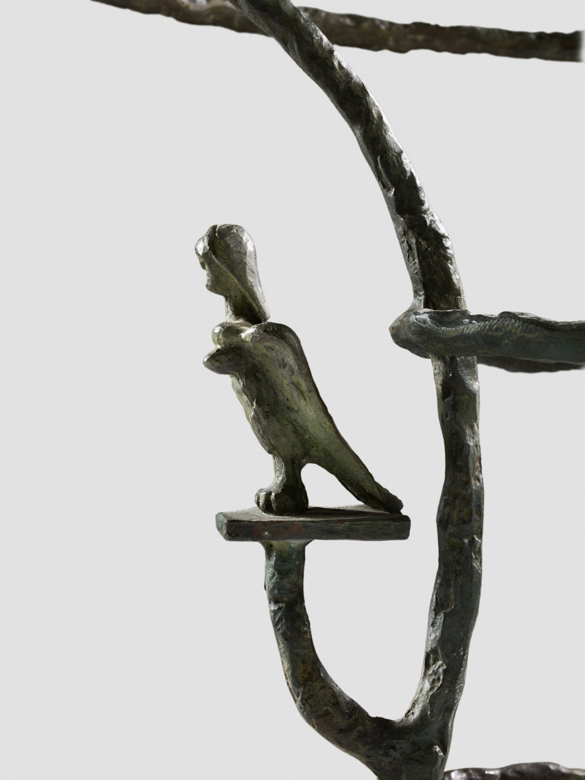 ¤ Diego GIACOMETTI 1902 - 1985 Paire de guéridons aux harpies
