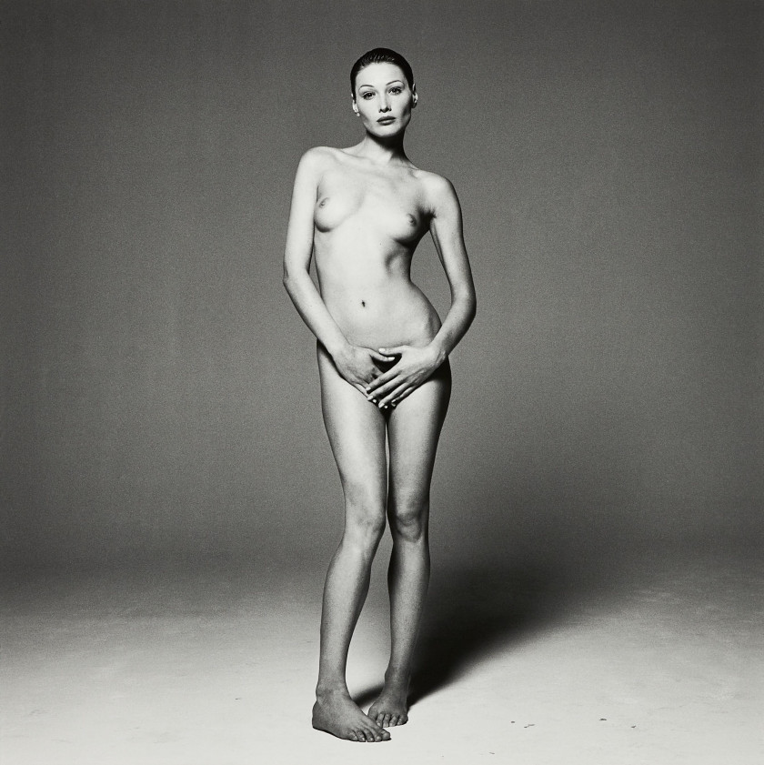 Michel COMTE Né en 1954 Carla Bruni - Safe Sex Campaign - 1993 Épreuve argentique