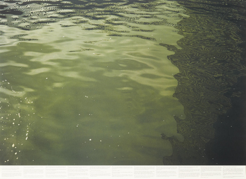 Roni HORN Né en 1955 Still Water (The River Thames, for Example) Image A : In the waiting room of a doctor's office / Image F : Reme..