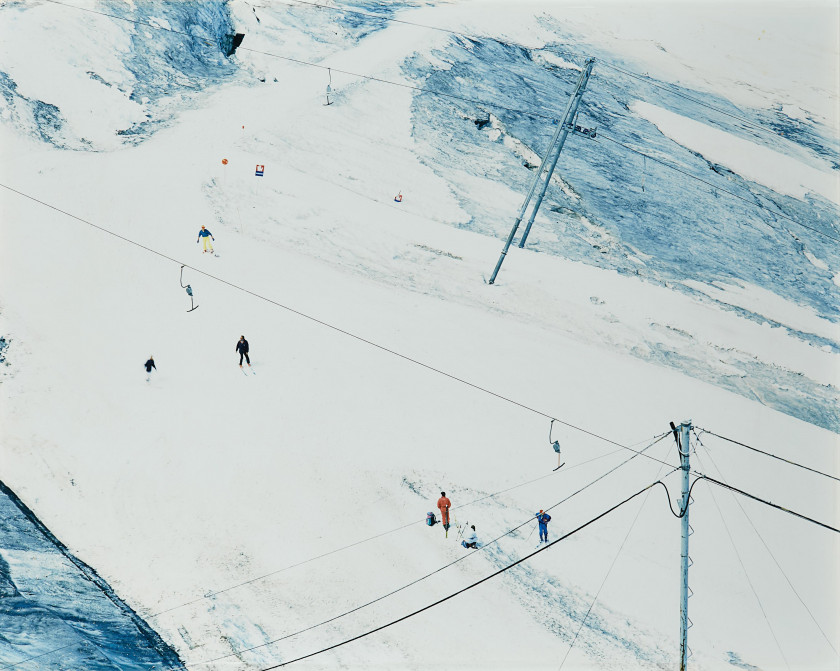 Walter NIEDERMAYR Né en 1952 Ghiacciaio della Marmolada II - 1995 Composition de neuf (9) cibachromes