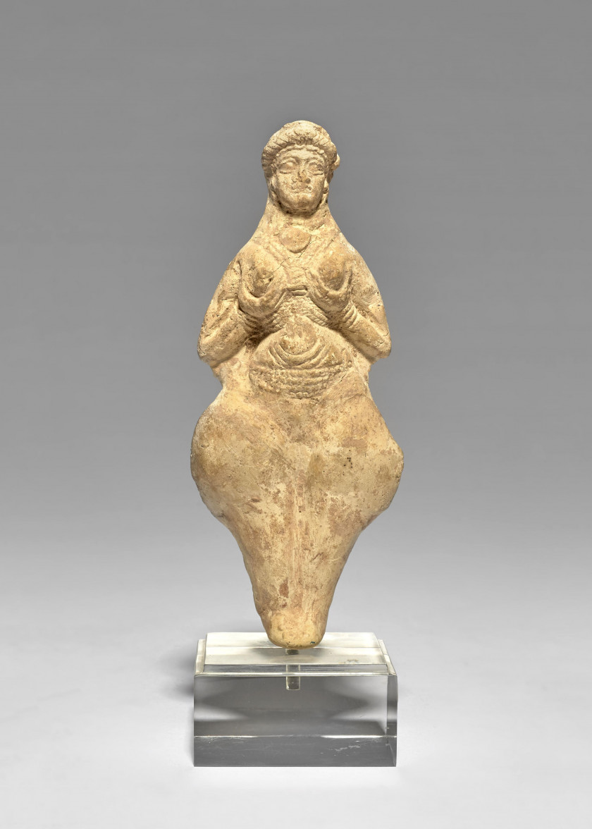 FIGURINE FÉMININE EN TERRE CUITE, SUSE, ART MÉDIO-ELAMITE, 1500-1000 AV.J.C.