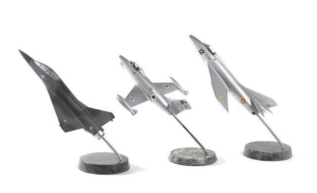 DASSAULT AVIATION  Lot de trois maquettes