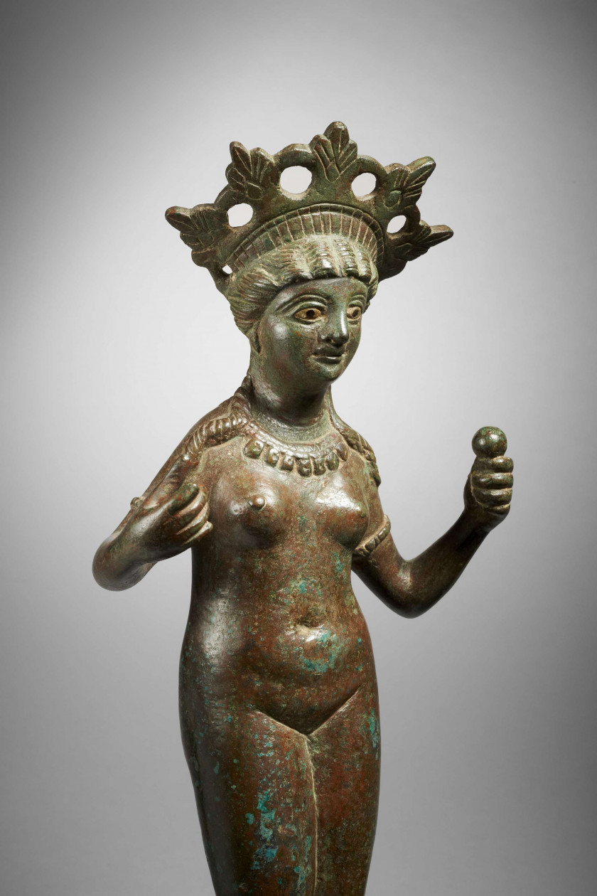 APHRODITE EN BRONZE, ART SYRO-ROMAIN, VERS LE 2e SIÈCLE