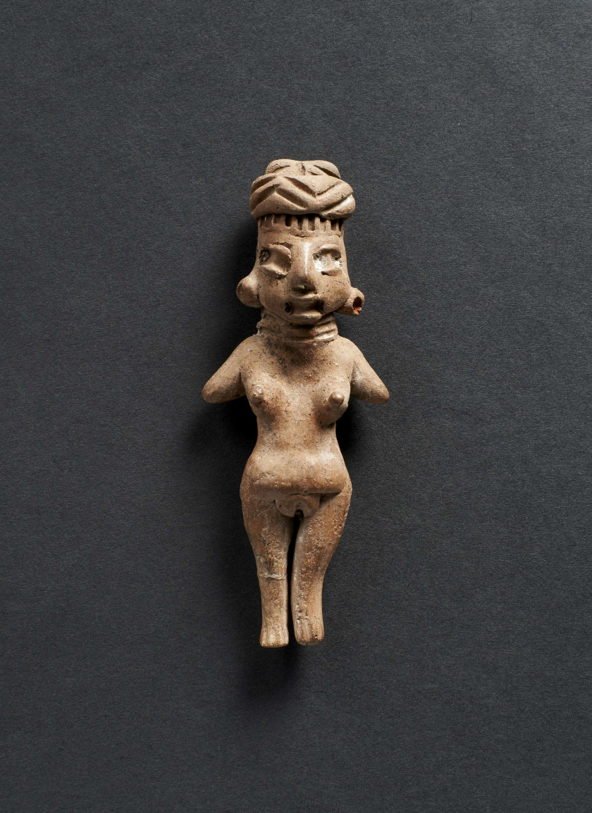 PETITE VENUS CALLIPYGE Culture Chupicuaro, Mexique occidental Période préclasique 400-100 av. J.-C.