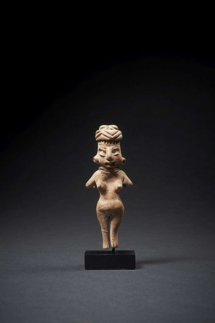 PETITE VENUS CALLIPYGE Culture Chupicuaro, Mexique occidental Période préclasique 400-100 av. J.-C.