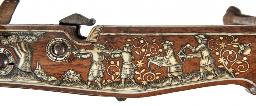 PETITE ARBALETE DE CHASSE Arbrier en bois fruitier
