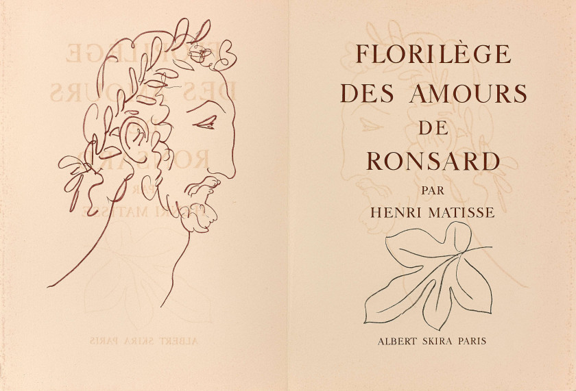 Pierre de RONSARD et Henri MATISSE  Florilège des Amours