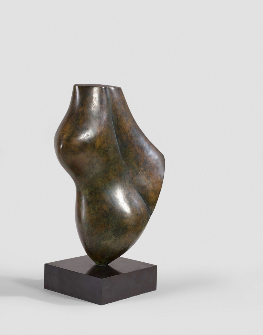 Baltasar LOBO 1910 - 1993 Courseulles - 1964-68 Bronze à patine brune nuancée