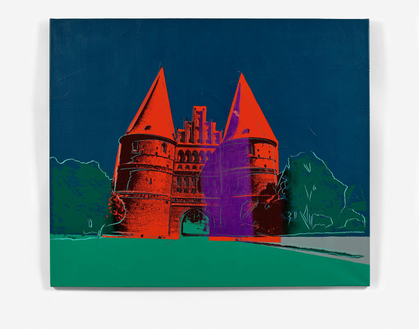 Andy WARHOL (1928 - 1987) HOLSTENTOR - 1980 Sérigraphie et acrylique sur toile