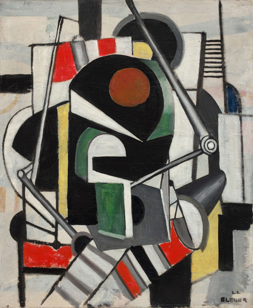 Fernand LEGER 1881 - 1955 Elément mécanique - 1920 - 1922 Huile sur toile