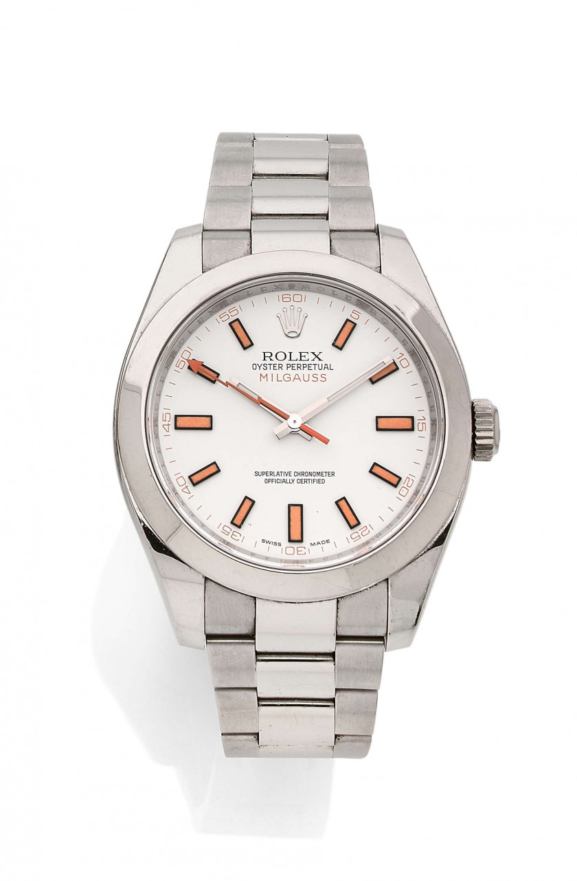 ROLEX  Milgaus, ref. 116400, n° V035138