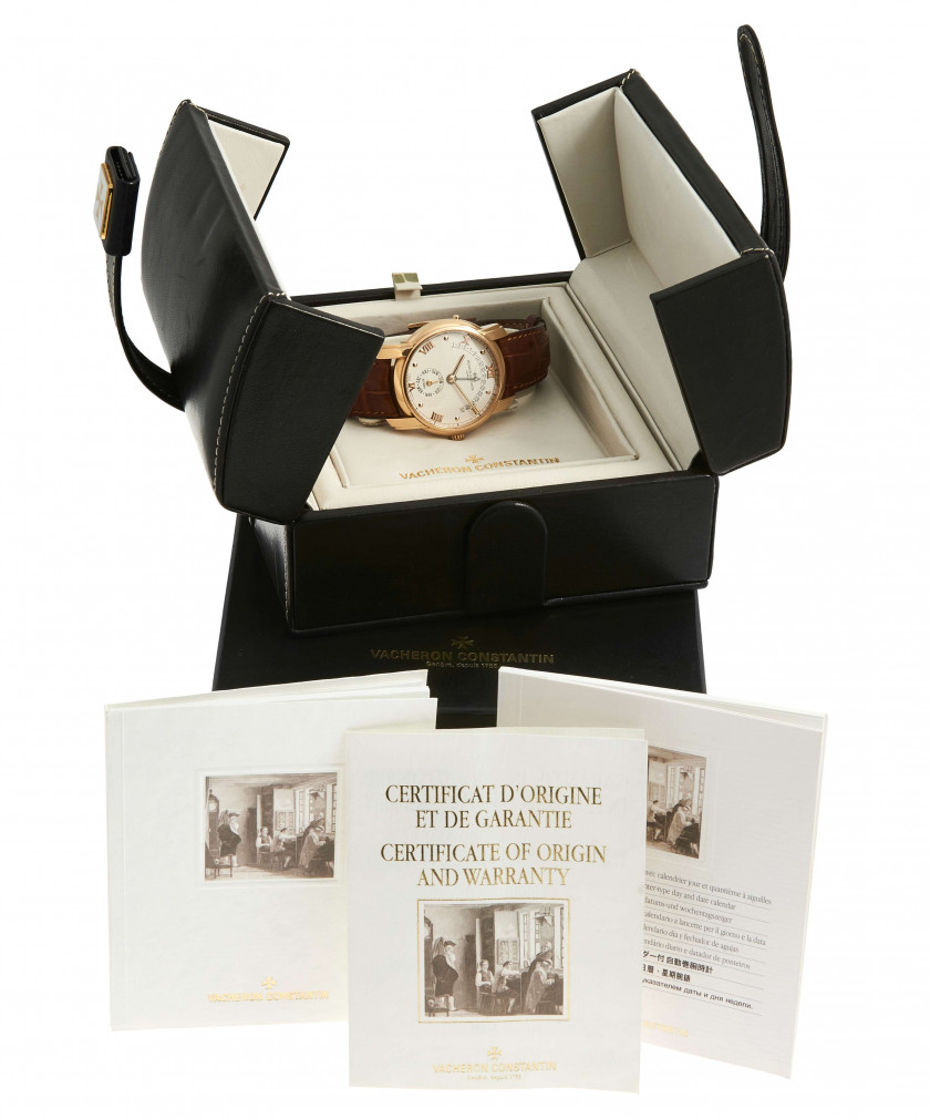 VACHERON CONSTANTIN  Patrimony Retrograde, ref. 47245, n° 886226 / 722613
