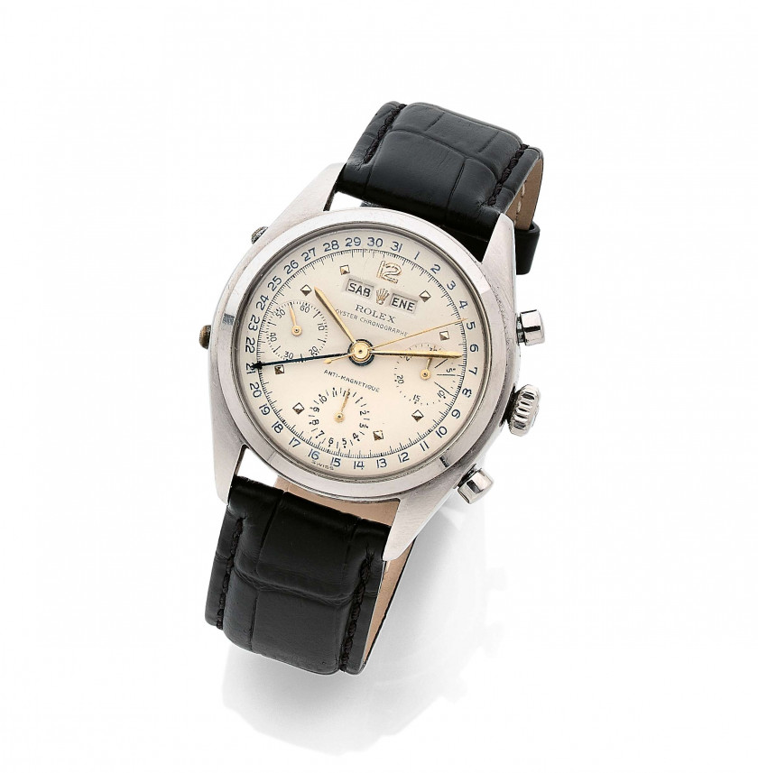 ROLEX  "Anti-magnétique" Dato-Compax dit "Jean-Claude Killy", ref. 6036, n° n° 917874