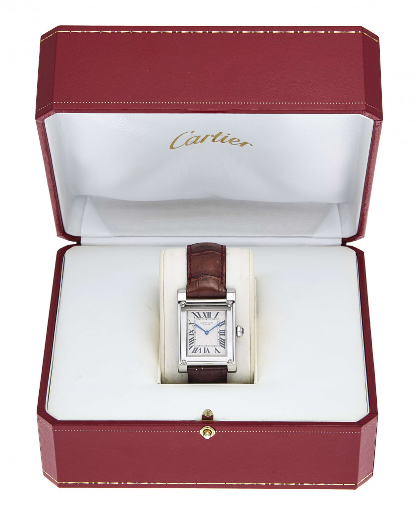 CARTIER  Tank à vis, n° 2485, n° 0033MG