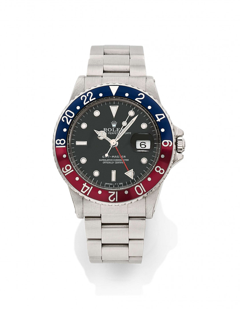 ROLEX  GMT Master "Pepsi", ref. 16750, n° 7310925