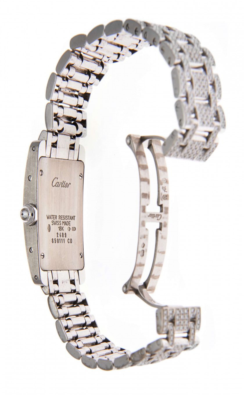 CARTIER  Tank Américaine, ref. 2489, n° 650111CD