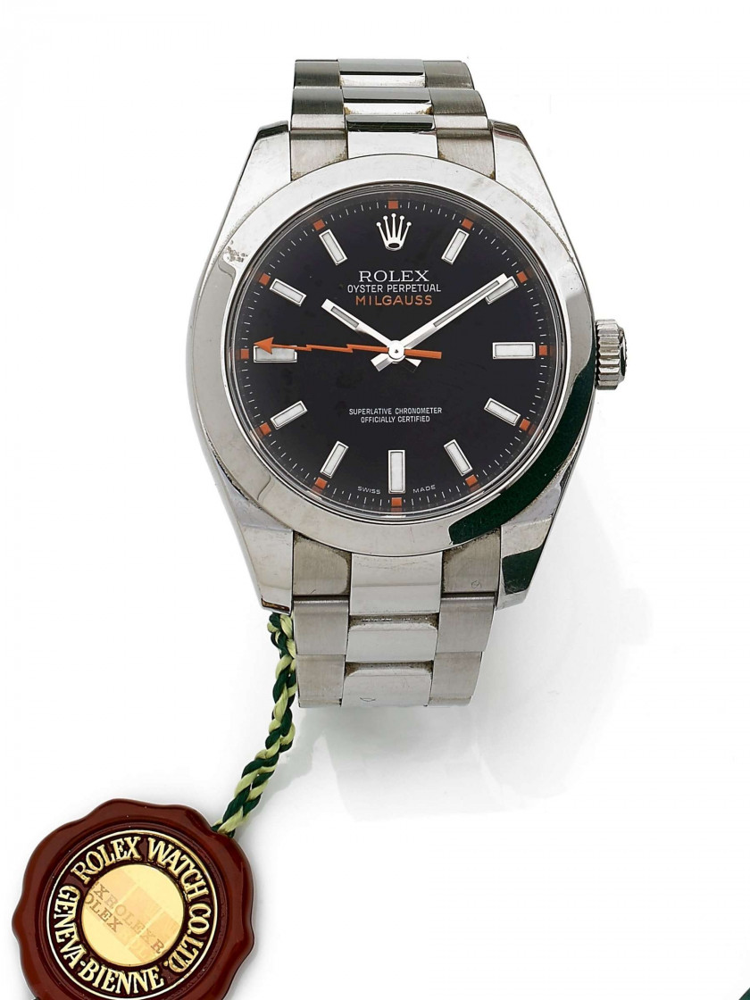 ROLEX  Milgauss, ref. 116400, n° V018594