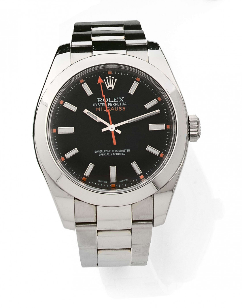 ROLEX  Milgauss, ref. 116400, n° V018594