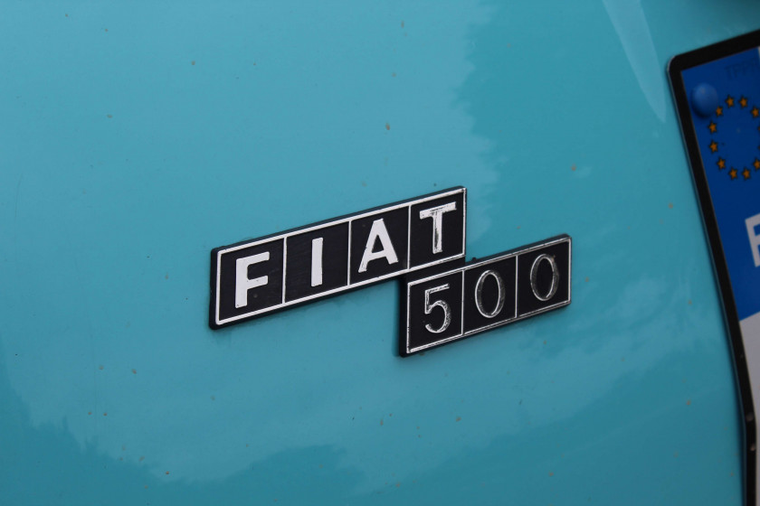 1967 Fiat 500 F No reserve A immatriculer en collectionChâssis n° 3085073- Version évoluée des 1ers modèles- Cote d'amour hors du commu