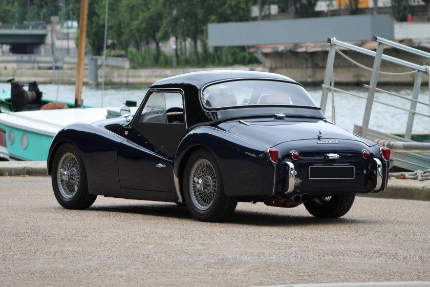 1959 Triumph TR3A - Préparation Rallye No reserve Carte grise françaiseChâssis n° TS51185L- Préparation soignée- Superbe état de présen