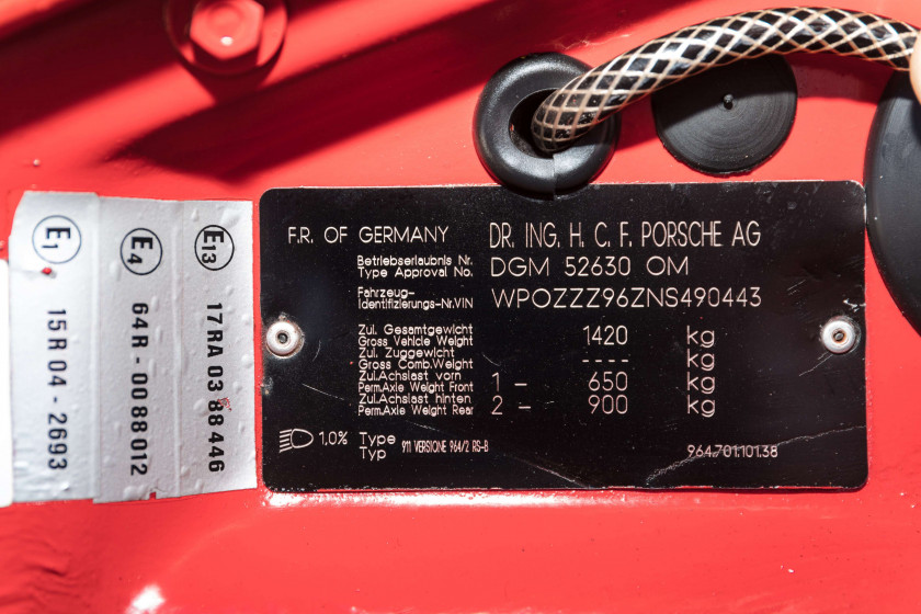 1991 Porsche 964 Carrera RS