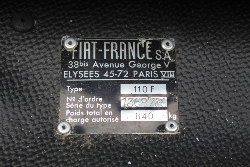 1967 Fiat 500 F  No reserve