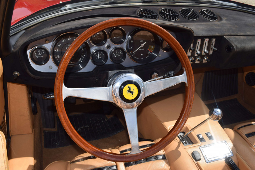 1970 Ferrari 365 GTB/4 Daytona Spider Conversion par Bacchelli & Villa en 1974 Titre de circulation anglaisChâssis n°12799- Convertie e