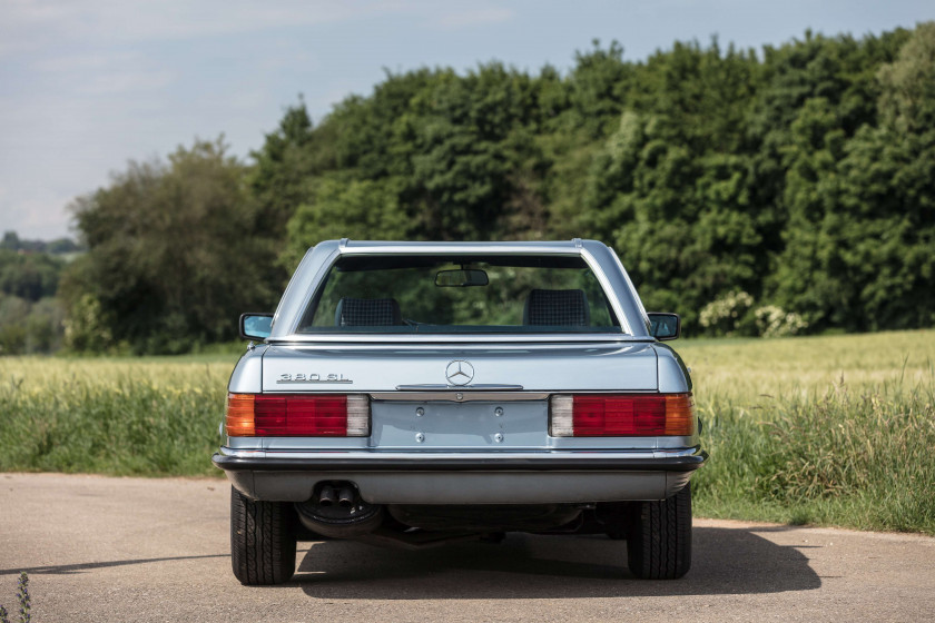 1985 Mercedes-Benz 380 SL avec Hard-Top  No reserve