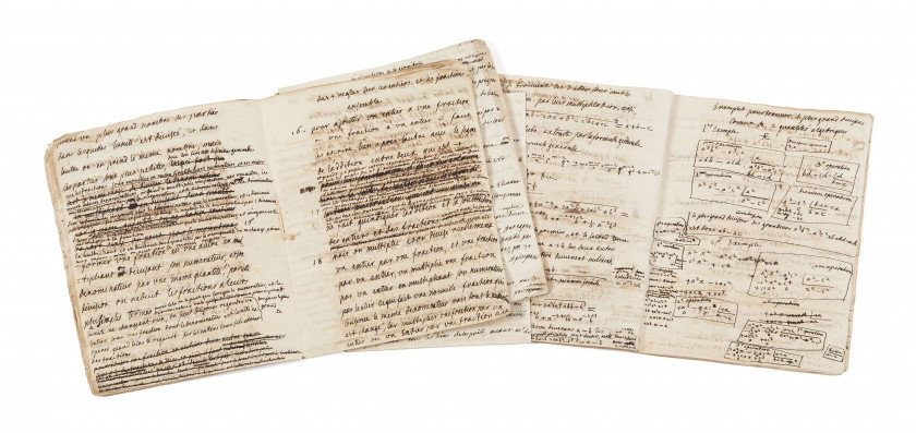ÉMILIE DU CHÂTELET (1706-1749) « Cours de géométrie » : manuscrits autographes