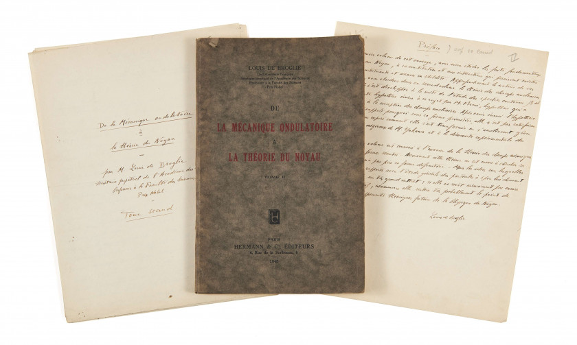 LOUIS DE BROGLIE (1892-1987) De la mécanique ondulatoire à la théorie du noyau : manuscrit autographe