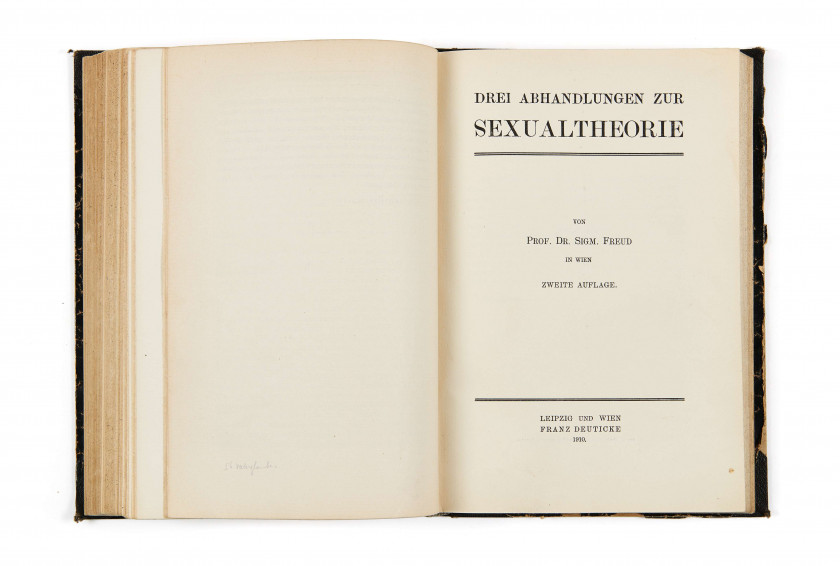 SIGMUND FREUD (1856-1939) Réunion de 5 livres provenant d’Oskar Pfister