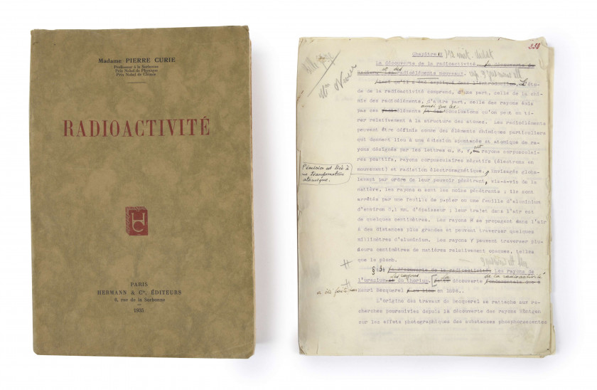 MARIE CURIE (1867-1934) Radioactivité : dactylographie corrigée