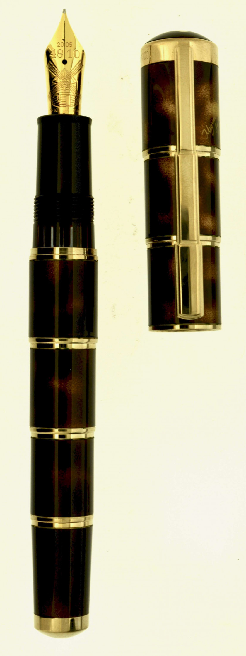 MONTBLANC Cervantes, stylo plume série limitée de la collection Ecrivains sortie en 2005 à 17000 exemplaires (n° 5224) rendant hom...