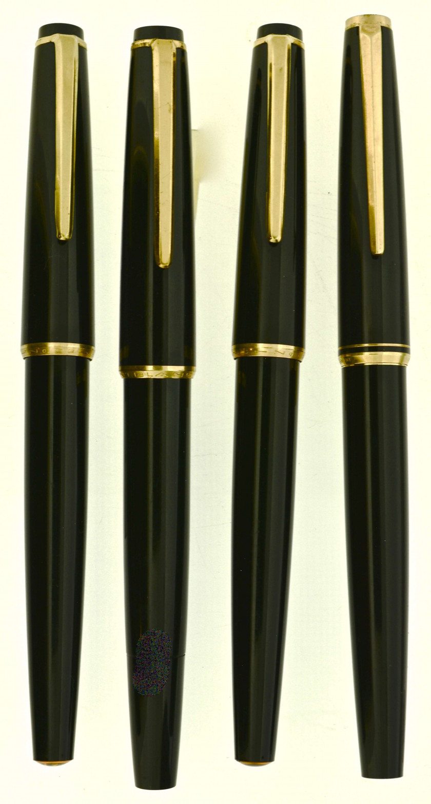 MONTBLANC Lot de 4 stylos plume : deux n° 32