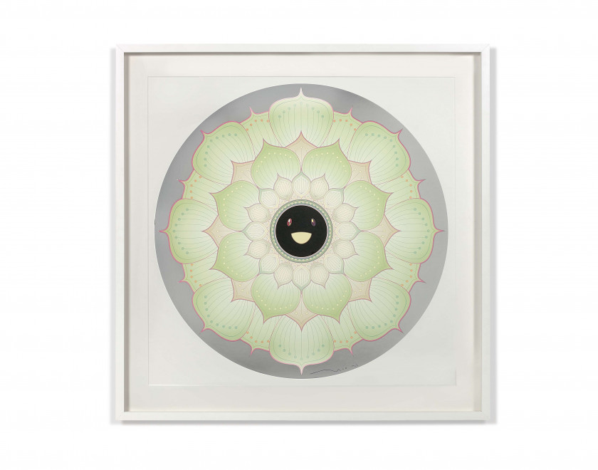Takashi MURAKAMI Né en 1962 Lotus Flower (White) - 2008