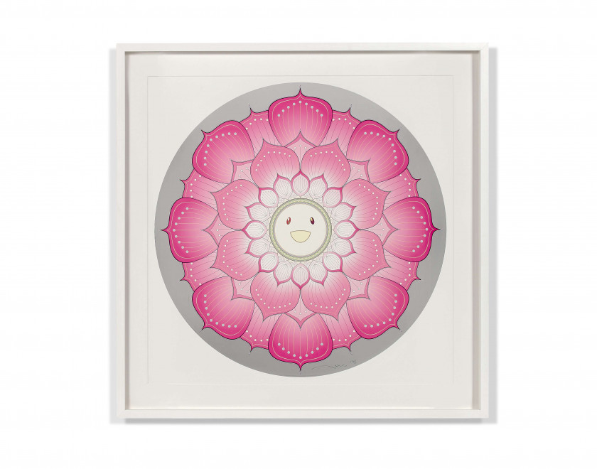 Takashi MURAKAMI Né en 1962 Lotus Flower (Rose) - 2008