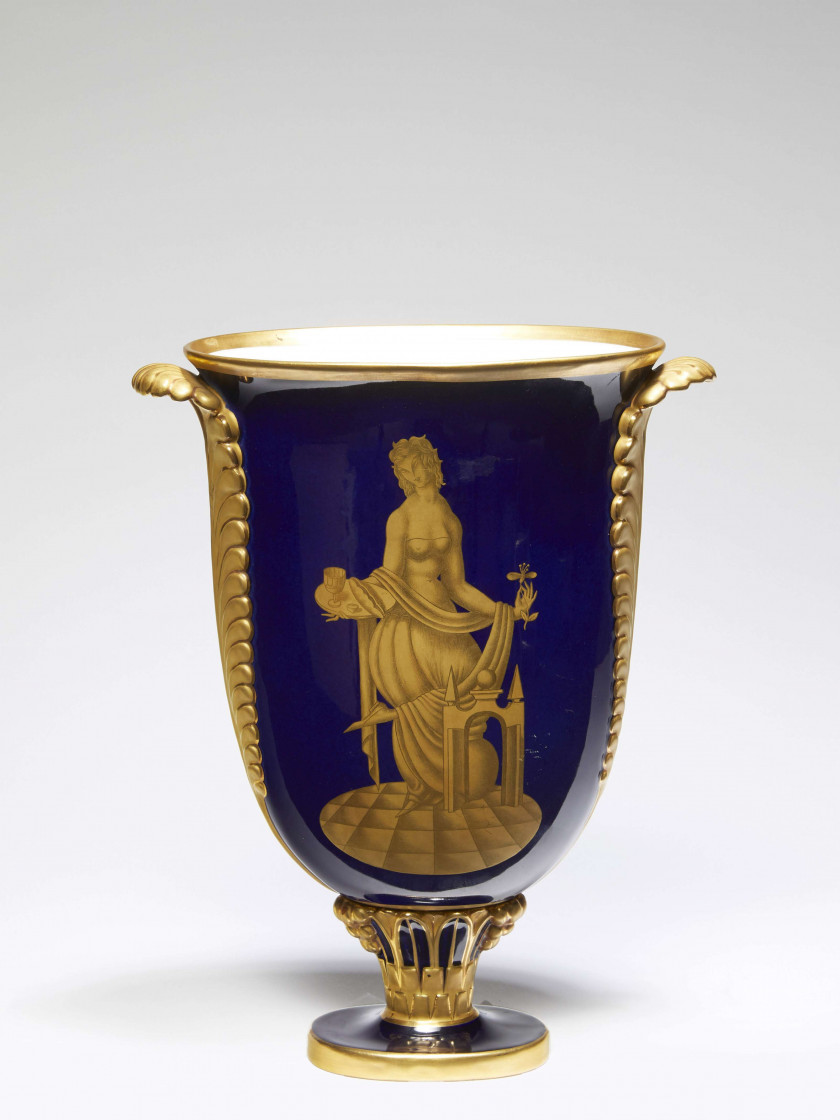 Gio PONTI et RICHARD GINORI 1891-1979 " L'hospitalité " et " La Justice "